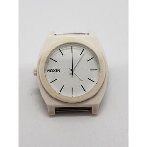 Nixon women's watch. Large white face. 13K